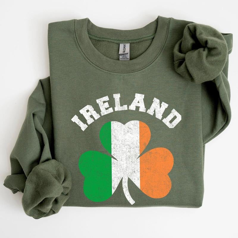Ireland Shamrock Flag St Patrick'S Day T-Shirts