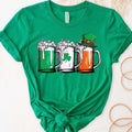 Irish Beer St. Patrick'S Day Shirt Paddy'S Day Drinking Team Shamrock & Ireland Flag Shirt Perfect Beer Lover Shamrock Shirt T-Shirts