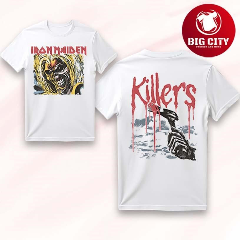Iron Maiden Killers 45 Axe Longsleeve Two Sided Shirt