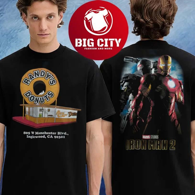 Iron Man 2 X Freak’s Store X Randy’s Donuts Two Sided Shirt