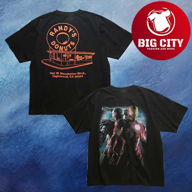 Iron Man 2 X Randy’s Donuts X Freak’s Store Two Sided Shirt