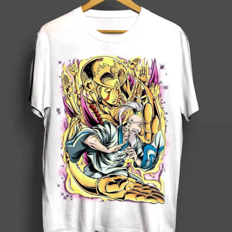 Isaac Netero Hunter X Hunter Manga Strip Anime Japanese Shirt All Size T-Shirts