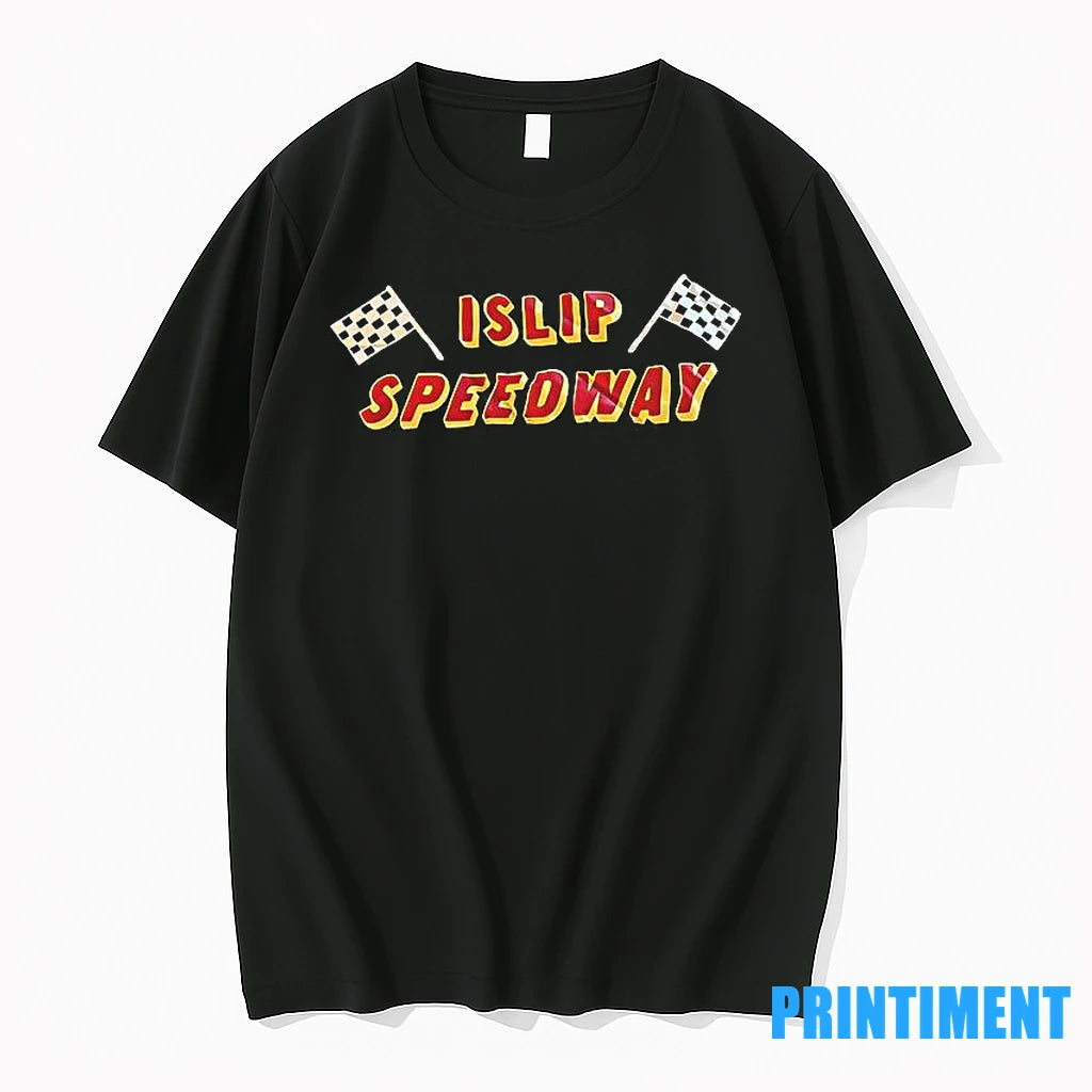 Islip Speedway F1 Style Text Tshirts Sweater
