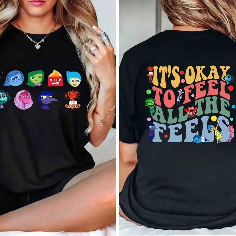 'S Okay Feel All Feels Shirt Teacher Shirt BCBA Shirt Para Shirt T-Shirts