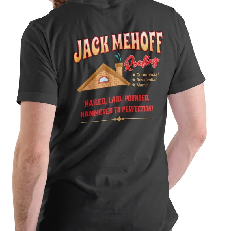 JACKS Roofing Cotton Cotton Fabric Plain Menswear Soft T-Shirts