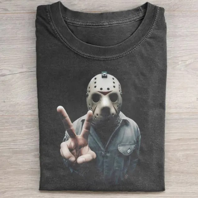 JASON VOORHEES HI Horror Movie Shirt Horror Character Funny Halloween Shirt T-Shirts