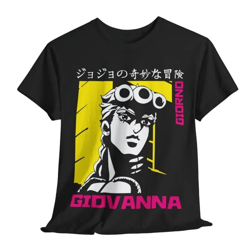 JJ'S Bizarre Adventure Anime Giorno Shirt Anime Anime Lover Shirt T-Shirts