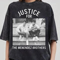 JUSTICE MENENDEZ BROTHERS Free Erik Lyle Menendez Murderabilia T-Shirts