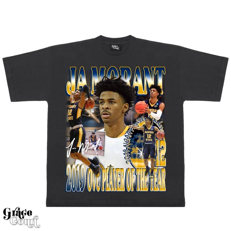Ja Morant Vintage Sport Fan T-Shirts