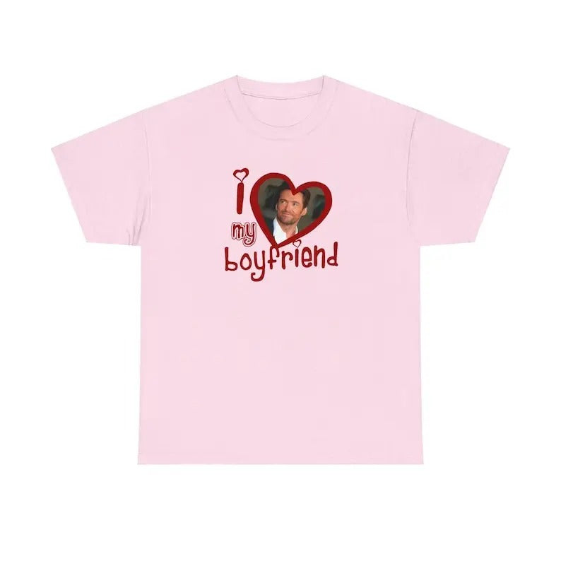 Jackman Boyfriend Shirt I Love My Boyfriend Shirt Top Womenswear T-Shirts