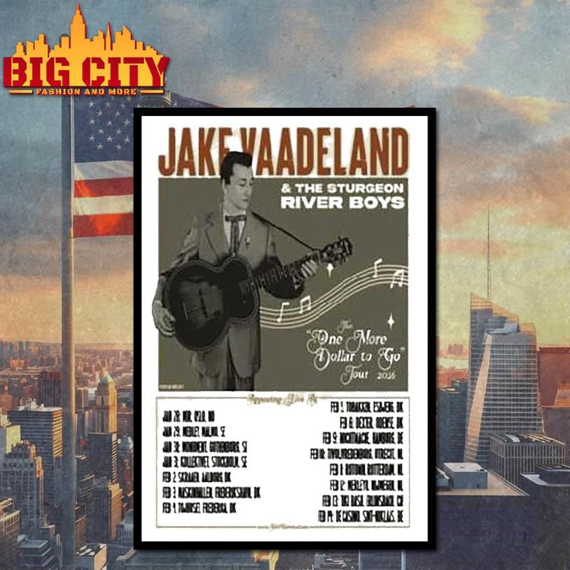 Jake Vaadeland The One More Dollar To Go Tour 2026 Shirt