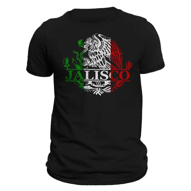 Jalisco Mexico Eagle Emblem Mexican T-Shirts