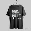 January February Jaden Akins April Michigan State Spartans Basketball Ncaa March Madness 2025 Signature