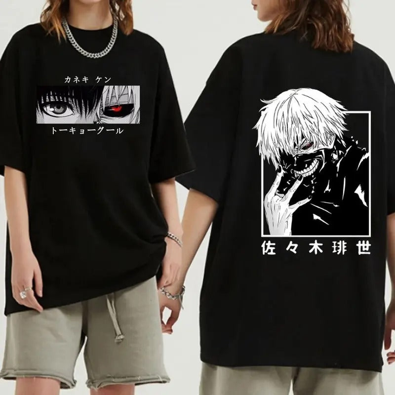 Japanese Anime Kaneki Ken T Ghoul Kawaii Manga DRG DRG Suitable All Genders Planbtwistedteastyle{N002}2 T-Shirts