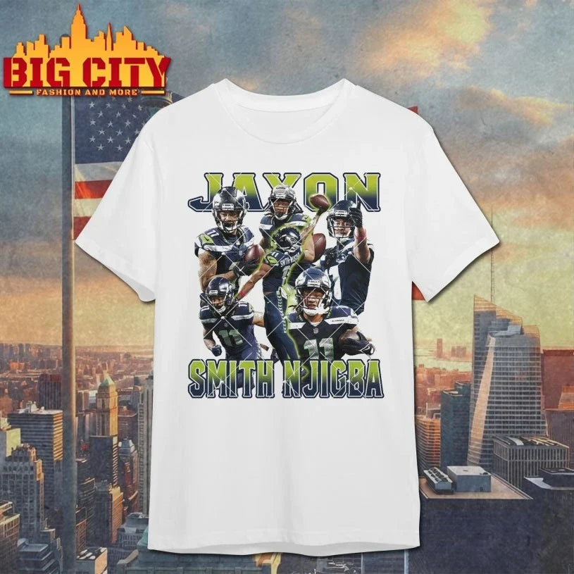 Jaxon Smith Njigba Bootleg 90s Njigba Game Day t-shirt