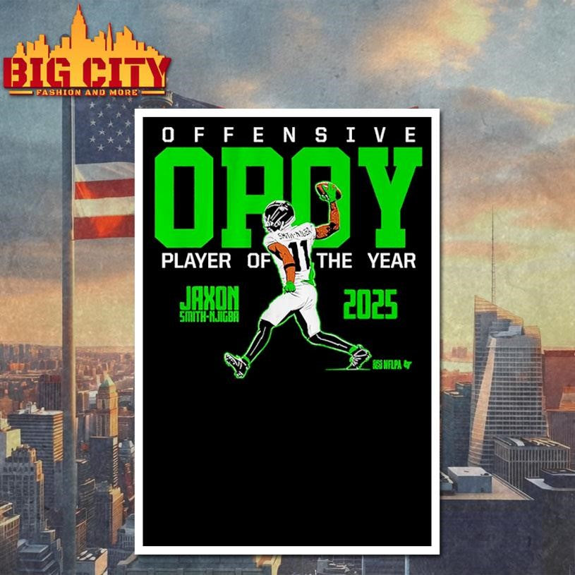 Jaxson Smith-Njigba 2025 Offensive Player of the Year Shirt