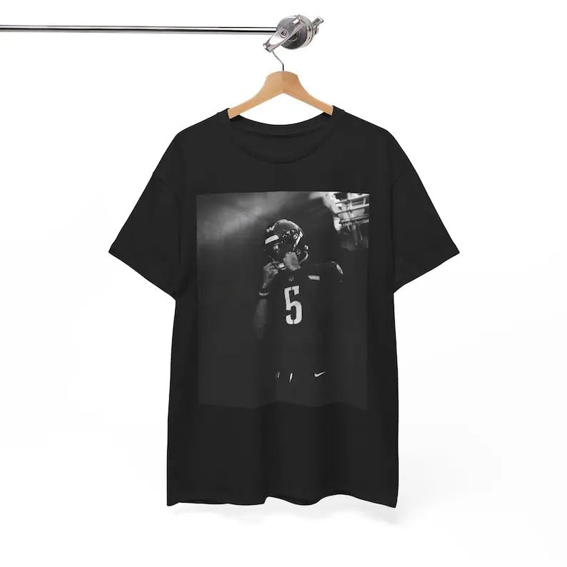 Jayden Daniels Blackout Perfect Sports Football Fans Collectors T-Shirts