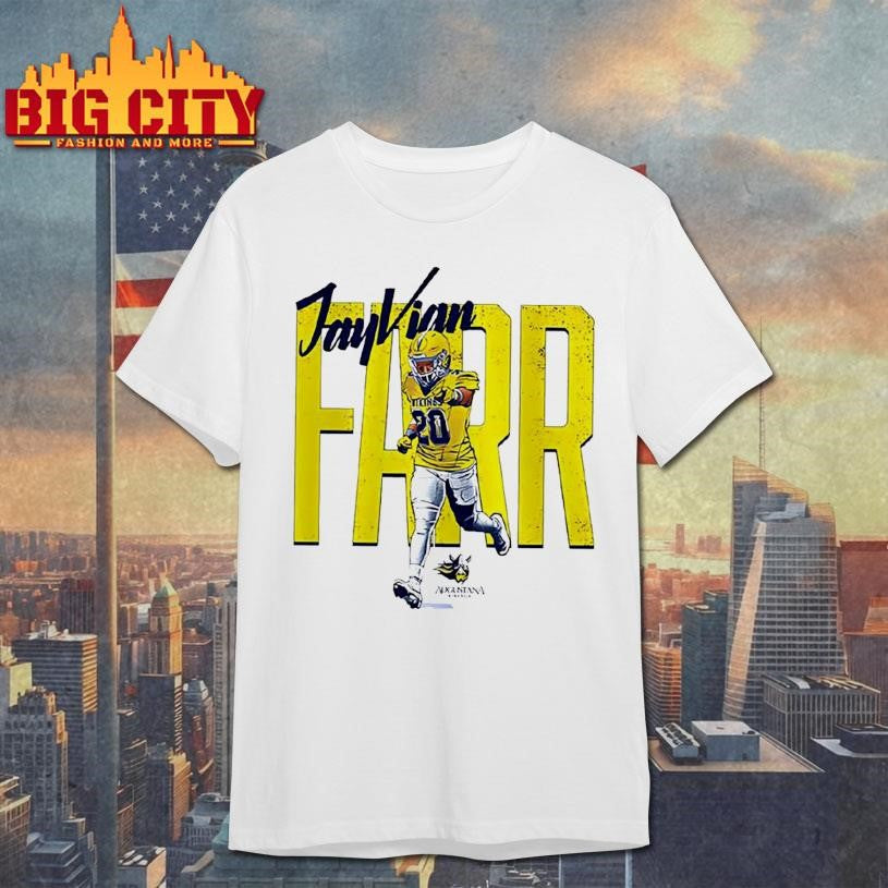 Jayvian Farr AU Football NCAA Caricature Shirt