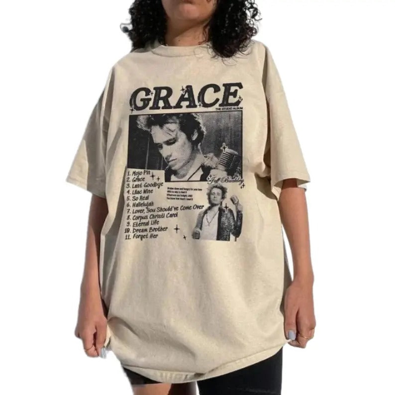 Jeff Buckley Mystery White Boy Tour 1995 Music Tour Jeff Buckley Shirt Great Fans T-Shirts