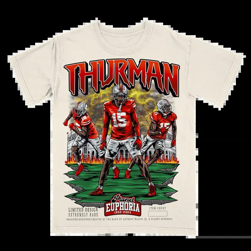 Jelani Thurman Soft Comfortable Shirt Menswear T-Shirts