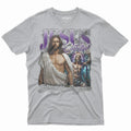 Jesus Blessed Be Thy Gains Portrait DRG T-Shirts