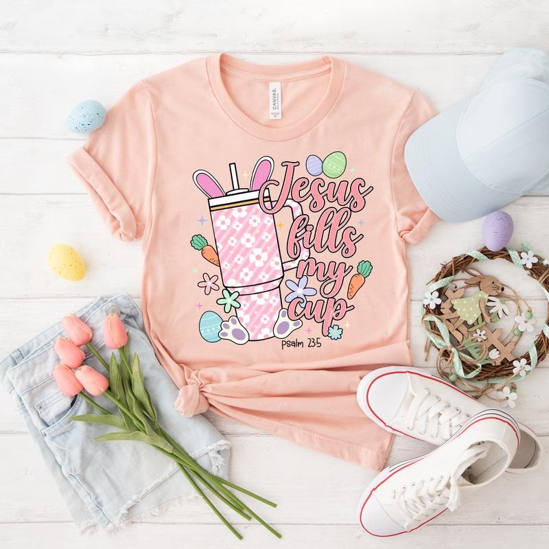 Jesus Fill My Cup DTF Transfers THIS IS NOT SHIRT T-Shirts