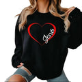 Jesus Is My Valentine Christian Casual Fleece Fabric Tops T-Shirts