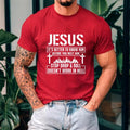 Jesus 'S Better Know Him Before You Meet Him Stop Drop Roll Does Not Work Hell Casual Crew Neck Short Sleeve Tops Perfect T-Shirts
