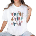 Jesus Loves You ASL Sign Language Christian Casual Crew Neck Short Sleeve Tops T-Shirts