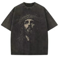Jesus Shirt Christian Streetwear Religious Him Her Faith Washed Jesus Christ Church Womenswear T-Shirts