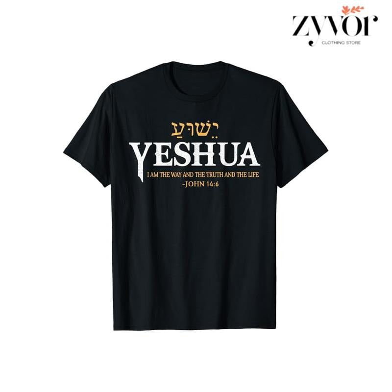Jesus Way Truth Life Casual Crew Neck Short Sleeve Tops T-Shirts