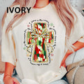 Jesus Is Reason Cross Comfort Colors Shirt Festive Printed Cotton Comfortable T-Shirts