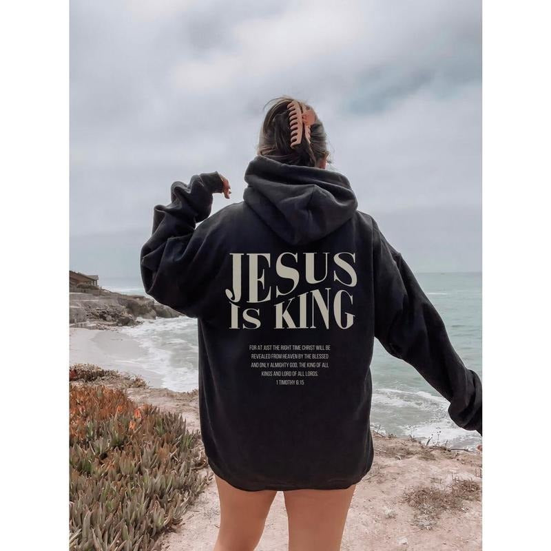 Jesus Is King Jesus Christian Clothes Streetwear Gospel T-Shirts