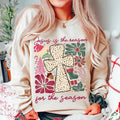 Jesus Is Reason Season Boho Floral Christian Jesus Cross Dalmatian Dots T-Shirts