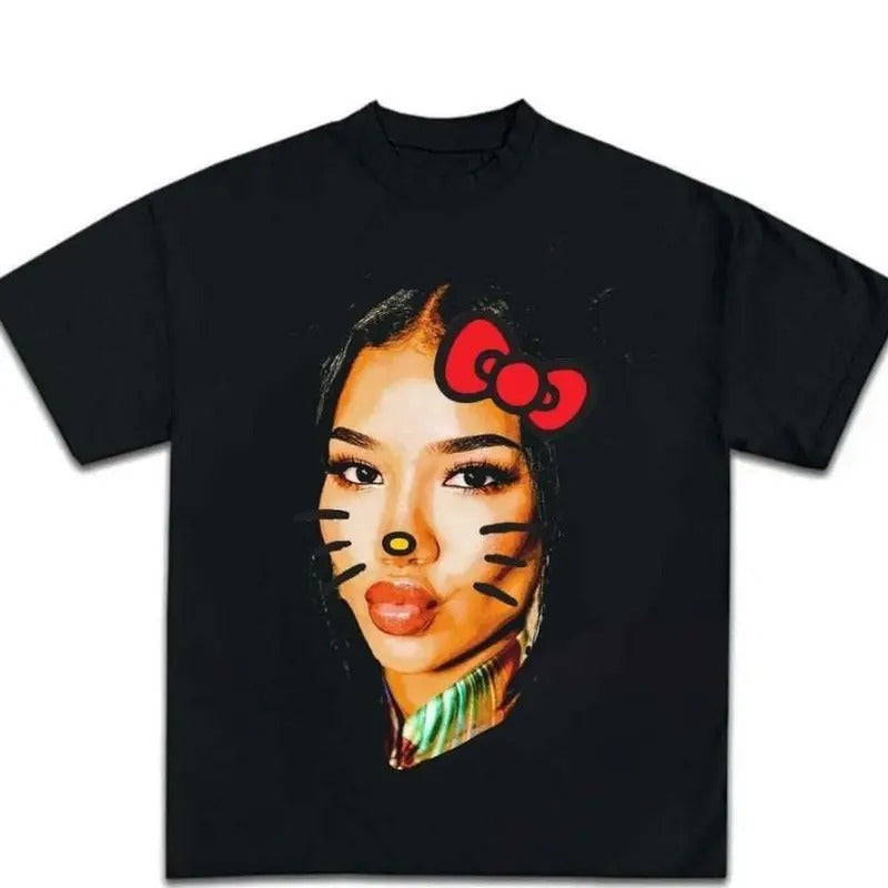 Jhene Kitty Big Face Rap Hip Hop Teestyle{N002}2 T-Shirts