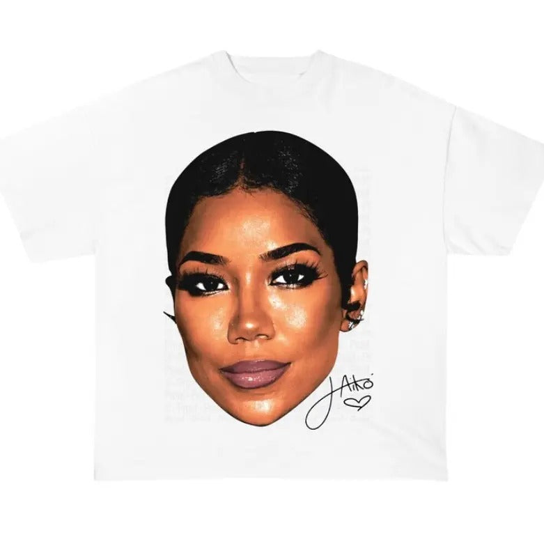 Jhenee Big Facee White Jhene T-Shirts