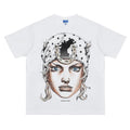 JoJo "Johnny Portrait" Vintage Anime 100% Cotton Original Top Fans Menswear Streetwear Tropical Casual T-Shirts