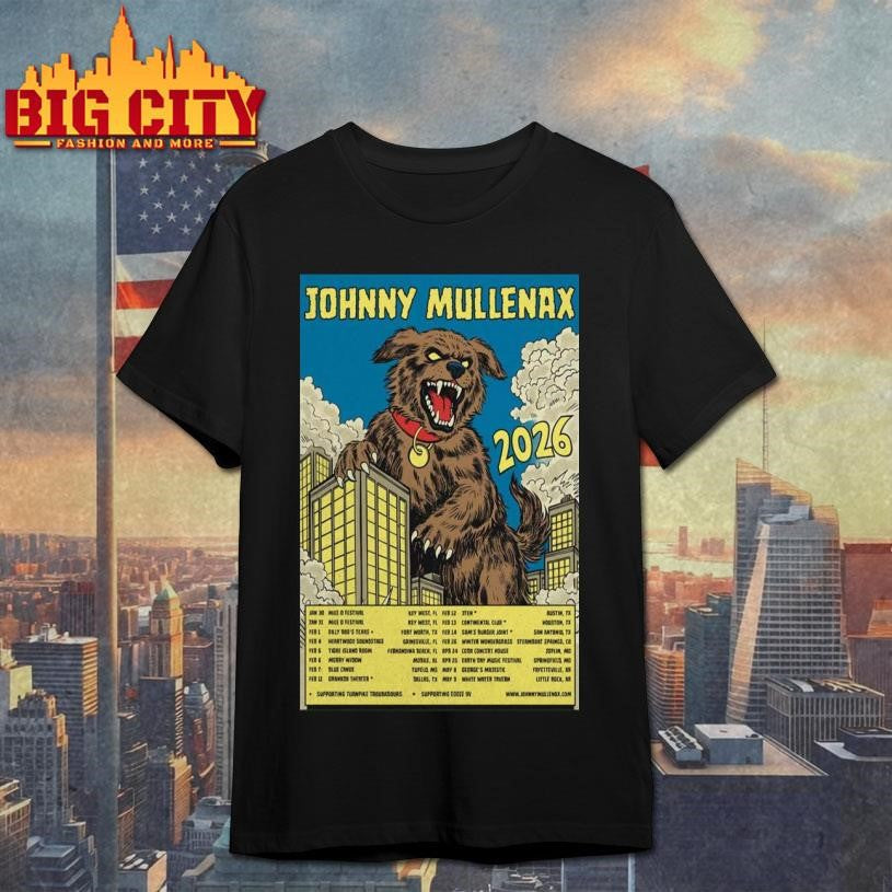 Johnny Mullenax 2026 Tour Poster Shirt