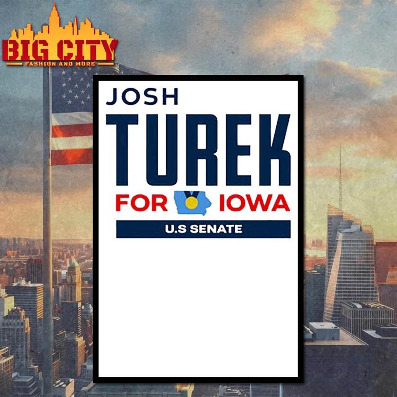 Josh turek for iowa logo shirt