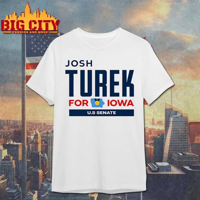 Josh turek for iowa logo shirt