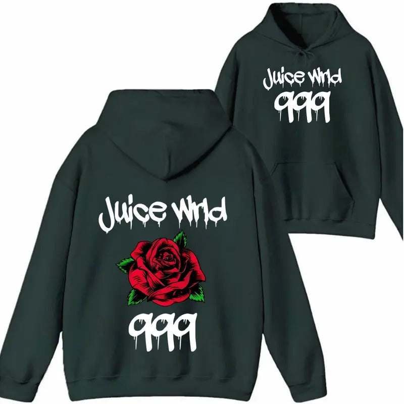 Juice Wrld Juice Wrld 999 World Menswear Tops Underwear Wetsuit Casual Long Sleeve Pocket Man Classic All T-Shirts