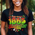 Juneteenth Is My Independence Day Free Ish Black History Shirt African American Black Girl Magic 1865 Juneteenth T-Shirts