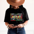 Juneteenth June 19th 1865 Equality Is Greater Than Division Black Dope Shirt Black History Shirt T-Shirts