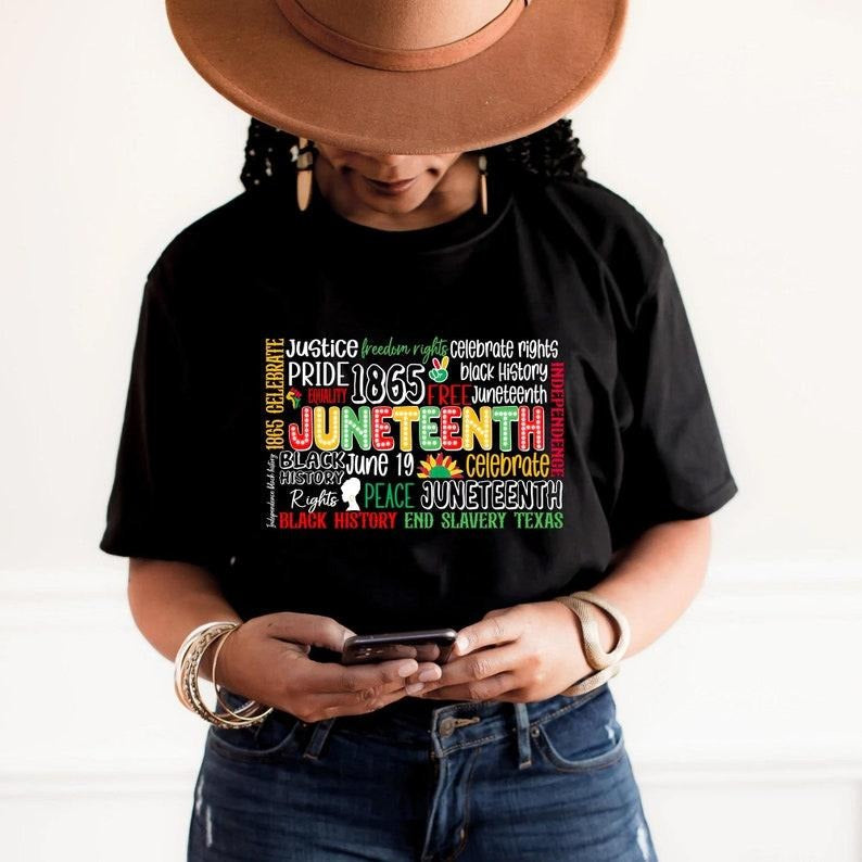 Juneteenth June 19th 1865 Equality Is Greater Than Division Black Dope Shirt Black History Shirt T-Shirts