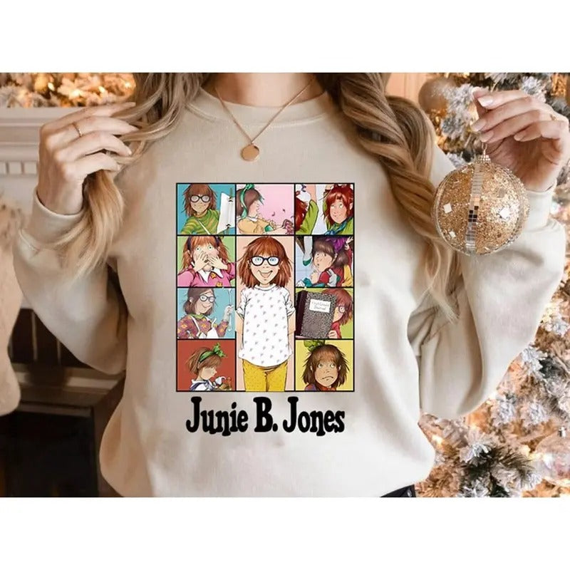 Juniee B Jones Children'S Books Shirt Retro Groovy Junie B Teacher Shirt Kindergarten Teacher Teacher Life Teacher T-Shirts