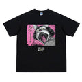Junji Ito "Cat Diary" Heavyweight Vintage 100% Cotton Anime Menswear Top Crew Necks Casual Streetwear Black Tropical T-Shirts