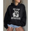 Just Dad Who Always Came Back Milk Funny Casual Street Fleece Fabric Hooded Perfect Tops T-Shirts