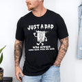 Just Dad Who Came Back Milk Raccoon Shirt Dark Humor Minimalist Funny Milk Funny Dad Shirt Papa Shirt T-Shirts