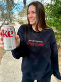 'Just Girl Who Loves Diet Coke' Embroidery Diet Coke T-Shirts