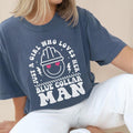 Just Girl Who Loves Her Blue Collar Man Shirt Blue Collar Wife Blue Collar Girlfriend Unhinged Shirt Comfy Fabric Shirt Wife Tops Womenswear Cotton Fabric Relaxed Fit Chic T-Shirts